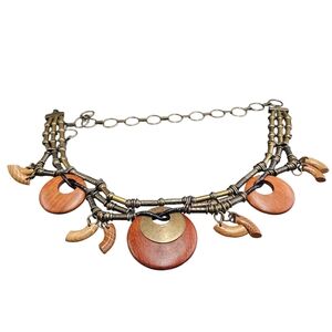 Artisan Wooden Charm Belt